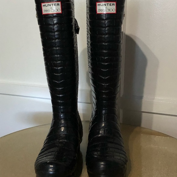 Jimmy Choo for Hunter Wellie boots - Picture 1 of 3